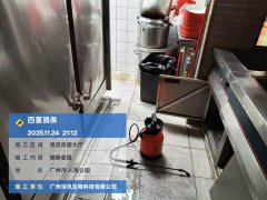 广州市越秀区快餐店后厨四害消杀